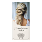 モダンサロン美容師価格表 ラックカード (正面)