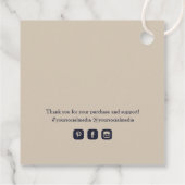 モダンサンセット製つるラベル フェイバータグ (裏面)