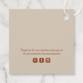 モダンサンセット製つるラベル フェイバータグ (裏面)