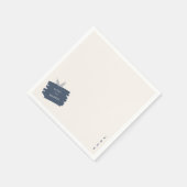 モダンサンプル葉の結婚動揺して スタンダードカクテルナプキン (角)