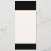 モダンサンプル葉動揺してブラックディナー メニュー (裏面)