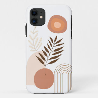 モダンサンライズボタニカル | ハッピーバイブス iPhone 11 ケース
