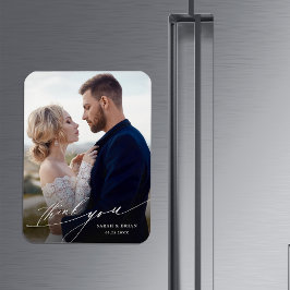 モダンシックな書結婚道の写真 マグネット