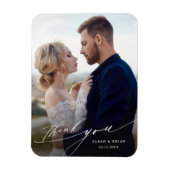 モダンシックな書結婚道の写真 マグネット (縦)