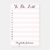 モダンシックエレガントトレンディーピストライプのンク一覧 ポストイット (正面)