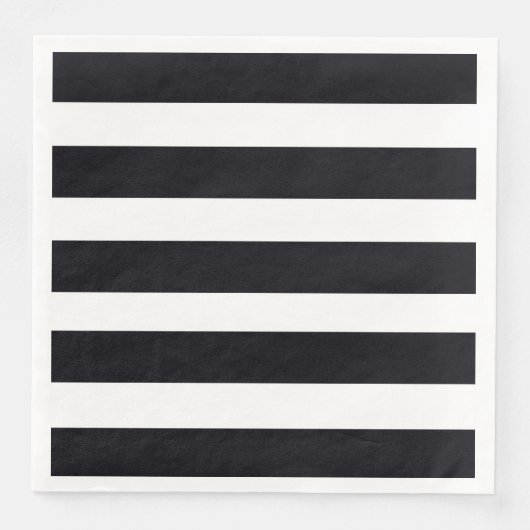 モダンシック白黒ストライプのエレガントパーティー (正面)