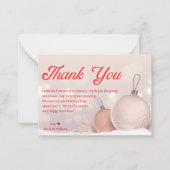 モダンシック結婚レッド感謝していスト ノートカード (正面)