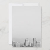 モダンシティスカイライン デスティネーションウェディング 招待状 (裏面)