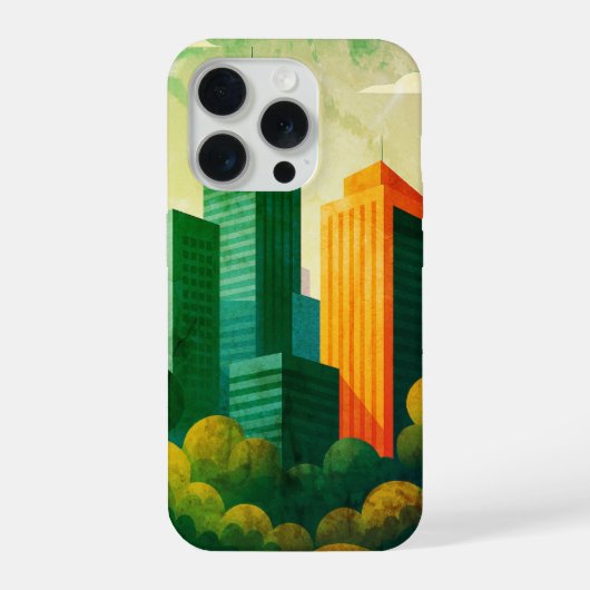 モダンシティスケープ iPhoneケース (裏面)