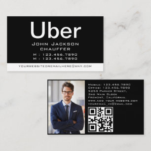 モダンシティプロフェッショナルカーのタクシー&リムジンドライバー 名刺