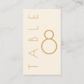 モダンシャンパン結婚音 プレイスカード (裏面)