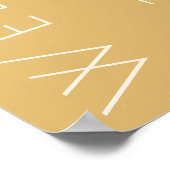 モダンシャンパン トーナル フォト ウェディング ウェルカム ポスター (角)