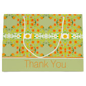 モダンショッピングありがとう ラージペーパーバッグ (正面)