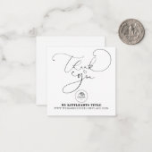 モダンショッピングスモールブランディング ノートカード (正面/裏面インサイチュ)