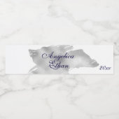 モダンシルバーカスタマイズ ペットボトルラベル (シングルラベル)