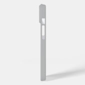 モダンシルバーグレイイニシャルミニマルモダン Case-Mate iPhoneケース (裏面 / 左)