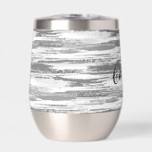 モダンシルバーグレ絵を描イブラシストローク (正面)