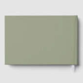 モダンシルバーフォイル結婚ズ ゲストブック (裏面)