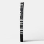 モダンシルバーモノグラム Case-Mate iPhoneケース (裏面 / 左)