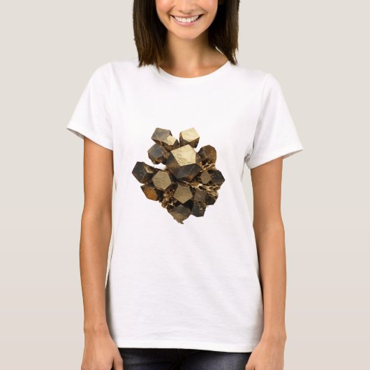 モダンシルバー抽象芸術ステートメントTシャツ Tシャツ (正面)