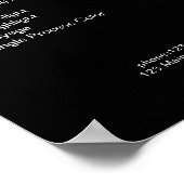 モダンシルバー ブラックラメ 価格表 ポスター (角)