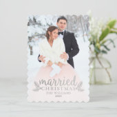 モダンシルバ結婚したー・クリス結婚マスの写真 シーズンカード (スタンド正面)