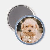モダンシンプルよくはしゃぐエレガントシックなポーペットフォト マグネット (正面/裏面)