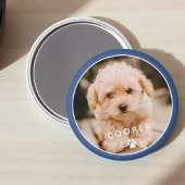 モダンシンプルよくはしゃぐエレガントシックなポーペットフォト マグネット