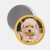 モダンシンプルよくはしゃぐエレガントシックなポーペットフォト マグネット (正面/裏面)