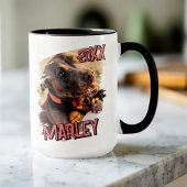 モダンシンプルよくはしゃぐグランジカスタムPet写真 マグカップ