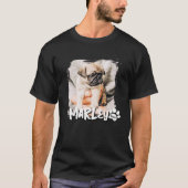 モダンシンプルよくはしゃぐグランジカスタムPet写真 Tシャツ (正面)