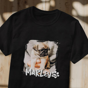 モダンシンプルよくはしゃぐグランジカスタムPet写真 Tシャツ