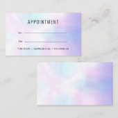 モダンシンプルアポイントメントカード 名刺 (正面/裏面)
