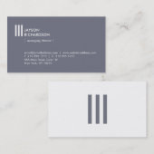 モダンシンプルアーキテクチャ、建築、デザイン1 名刺 (正面/裏面)