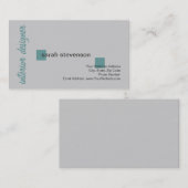 モダンシンプルインテリアデザイナー名刺 名刺 (正面/裏面)