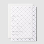 モダンシンプルウェディング ベラム紙招待状 (オフセット (招待状))