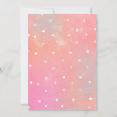 モダンシンプルエレガントカスタム子供の誕生日 招待状 (裏面)