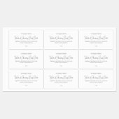 モダンシンプルエレガントカスタム美しい皮気に ラベル (シート)