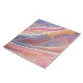 モダンシンプルエレガントクラシー大理石赤面ピンク タイル (側面)