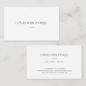 モダンシンプルエレガントテンプレートトレンディー 名刺 (正面/裏面)