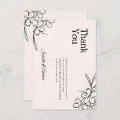 モダンシンプルエレガントミニマル結婚リストの写真 ノートカード (正面/裏面)