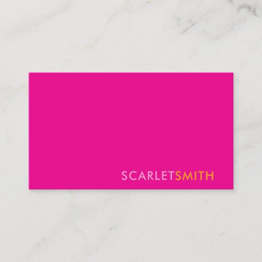 モダンシンプルエレガントミニマル 名刺 (正面)