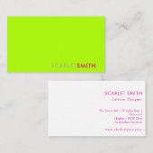 モダンシンプルエレガントミニマル 名刺 (正面/裏面)