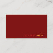 モダンシンプルエレガントミニマル 名刺 (正面)