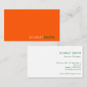 モダンシンプルエレガントミニマル 名刺 (正面/裏面)