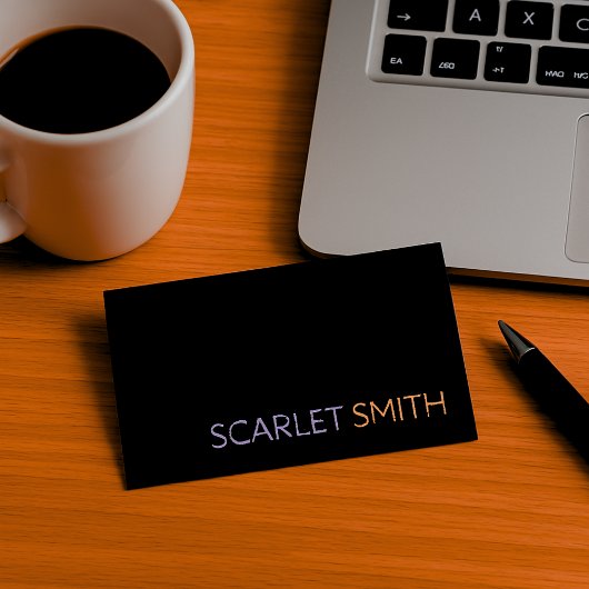 モダンシンプルエレガントミニマル 名刺