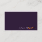 モダンシンプルエレガントミニマル 名刺 (正面)