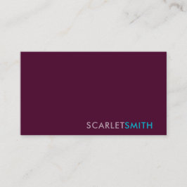 モダンシンプルエレガントミニマル 名刺