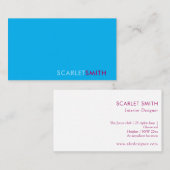 モダンシンプルエレガントミニマル 名刺 (正面/裏面)