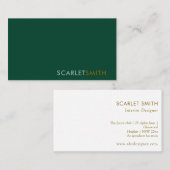 モダンシンプルエレガントミニマル 名刺 (正面/裏面)